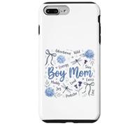 Proud Boy Mom Life Wild Sons Hortensia Libellule Coque pour iPhone 7 Plus/8 Plus