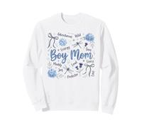 Proud Boy Mom Life Wild Sons Hortensia Libellule Sweatshirt