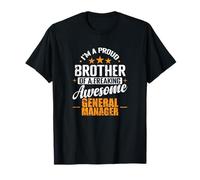 Proud Brother Freaking Awesome Directeur général T-Shirt