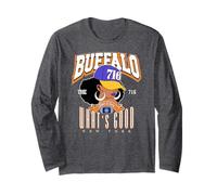 Proud Buffalo BFLO 716 WNY Afro Queen Pride Manche Longue