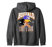 Proud Buffalo BFLO 716 WNY Afro Queen Pride Sweat à Capuche