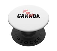 Proud Canada Identity Flag Fingerprint Heritage Gift Travel PopSockets PopGrip Adhésif