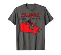 Proud Canadian Patriotic Canada Map Canada Is Not For Sale T-Shirt