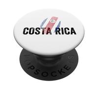 Proud Costa Rica Identity Flag Fingerprint Heritage Gift PopSockets PopGrip Adhésif