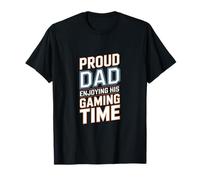 Proud Dad Enjoying His Gaming Time Gamer Père T-Shirt