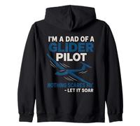 Proud Dad of A Glider Pilot Fllight Gliding Soaring Aircraft Sweat à Capuche