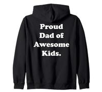 Proud Dad Of Awesome Kids Father Quote Funny Saying Sweat à Capuche