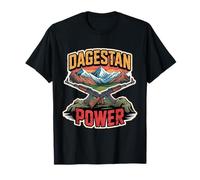 Proud Dagestan Map, Dagestan Mountains, Dagestan Flag T-Shirt