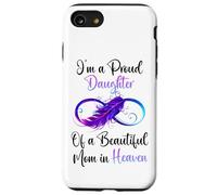 Proud Daughter of a Beautiful Mom in Heaven Infinity Feather Coque pour iPhone SE (2020) / 7/8