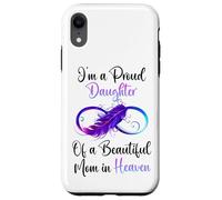 Proud Daughter of a Beautiful Mom in Heaven Infinity Feather Coque pour iPhone XR