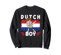 Proud Dutch Boy Dab Pose Dutch Son Guy Netherlands Flag Sweatshirt
