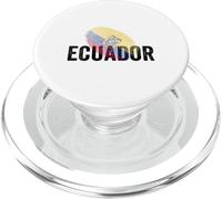Proud Ecuador Identity Flag Fingerprint Heritage Gift Travel PopSockets PopGrip pour MagSafe