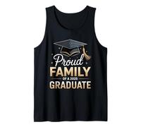 Proud Family of a 2025 Graduate Dad Mom Matching Graduation Débardeur