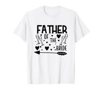 Proud Father of The Bride Wedding Wedding Engaged Dad T-Shirt Graphique avec Valeur