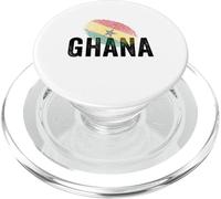 Proud Ghana Identity Flag Fingerprint Heritage Gift Travel PopSockets PopGrip pour MagSafe