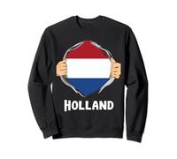 Proud Holland Flag pour hommes, femmes, jeunes, enfants Sweatshirt