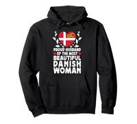 Proud Husband of Beautiful Danish Wife Denmark Flag Sweat à Capuche