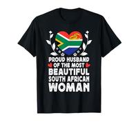 Proud Husband of Beautiful South African Wife South Africa T-Shirt