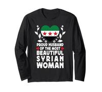 Proud Husband of Beautiful Syrian Wife Syria Flag Manche Longue