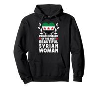 Proud Husband of Beautiful Syrian Wife Syria Flag Sweat à Capuche