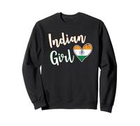 Proud Indian Girl India Flag Indian Girlfriend Wife Sweatshirt