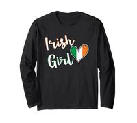Proud Irish Girl Ireland Flag Irish Girlfriend Wife Manche Longue
