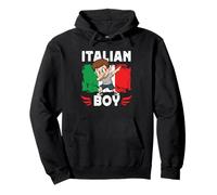Proud Italian Boy Dab Pose Italian Son Guy Italy Flag Sweat à Capuche
