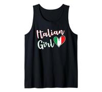 Proud Italian Girl Italy Flag Italian Girlfriend Wife Débardeur