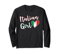 Proud Italian Girl Italy Flag Italian Girlfriend Wife Manche Longue