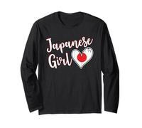 Proud Japanese Girl Japan Flag Japanese Girlfriend Wife Manche Longue