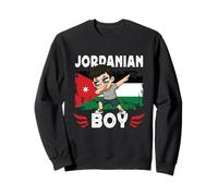 Proud Jordanian Boy Dab Pose Jordanian Son Guy Jordan Flag Sweatshirt