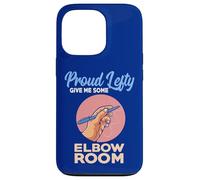 Proud Lefty Give Me Some Elbow Room Un gaucher Amusant Coque pour iPhone 13 Pro