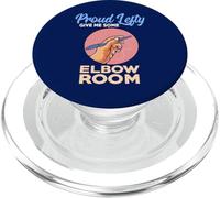 Proud Lefty Give Me Some Elbow Room Un gaucher Amusant PopSockets PopGrip pour MagSafe