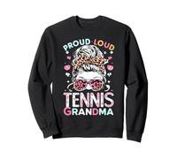 Proud Loud Tennis, Grand-mère, Grand-mère, Mamie, Soutien Sweatshirt