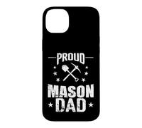Proud Mason Dad Construction Père Maçonnerie Coque pour iPhone 14 Plus
