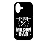 Proud Mason Dad Construction Père Maçonnerie Coque pour iPhone 17