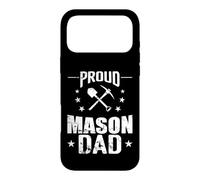 Proud Mason Dad Construction Père Maçonnerie Coque pour iPhone 17 Pro Max