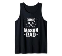 Proud Mason Dad Construction Père Maçonnerie Débardeur