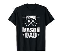Proud Mason Dad Construction Père Maçonnerie T-Shirt