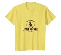 Proud Member Little Pecker Club Woodpecker Pecker T-Shirt, Enfant, Citron, 12 Ans
