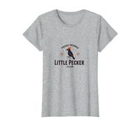 Proud Member Little Pecker Club Woodpecker Pecker T-Shirt, Femme, Gris Chiné, XXL