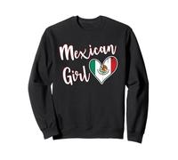 Proud Mexican Girl Mexico Flag Mexican Girlfriend Wife Sweatshirt