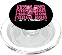 Proud Mom of A Lineman American Football Mom Mom Mother's Day PopSockets PopGrip pour MagSafe
