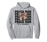 Proud Mom Of A Lineman American Football Mom Mom Mother's Day Sweat à Capuche