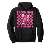 Proud Mom Of A Lineman American Football Mom Mom Mother's Day Sweat à Capuche