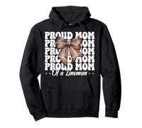 Proud Mom Of A Lineman American Football Mom Mom Mother's Day Sweat à Capuche
