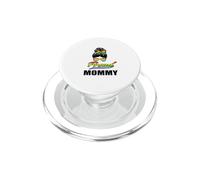 Proud Mommy Messy Bun LGBT Rainbow Flag LGBTQ Pride Ally PopSockets PopGrip pour MagSafe