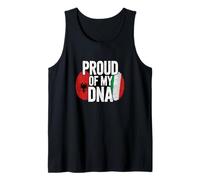Proud of My DNA Albanian Italian Roots Albania Italy Débardeur