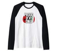 Proud of My DNA Albanian Italian Roots Albania Italy Manche Raglan