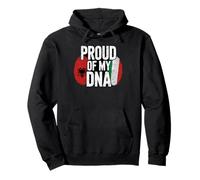 Proud of My DNA Albanian Italian Roots Albania Italy Sweat à Capuche